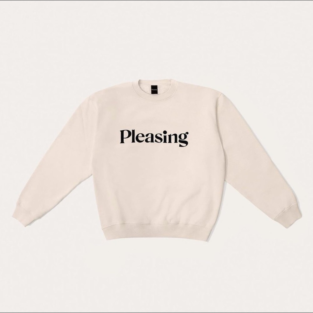 COPY - Pleasing by Harry Styles Cream Crewneck. Never worn! Completely sold out…